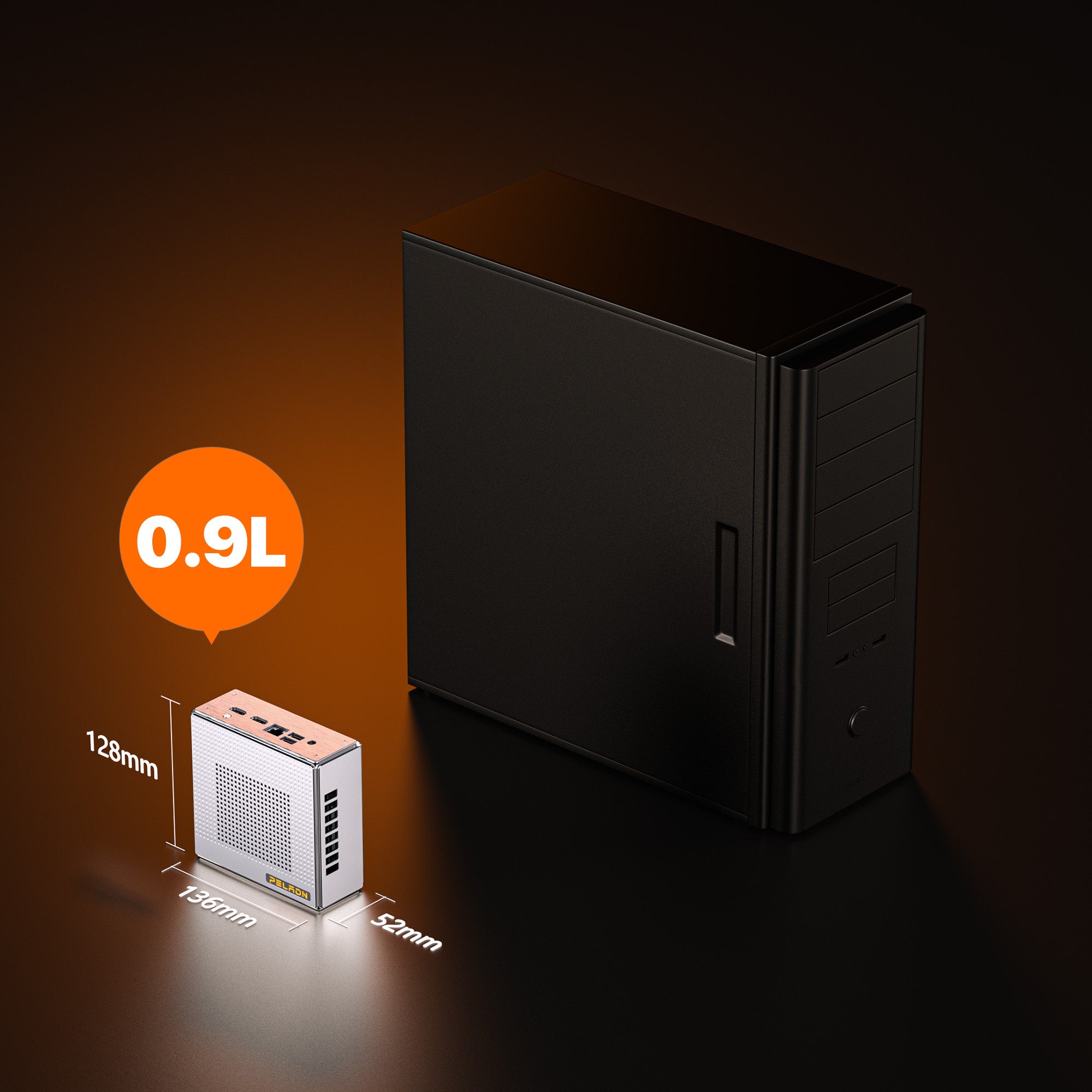PELADN MINI PC AMD RYZEN 7 7840HS