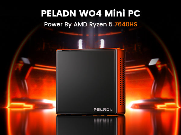 Peladn WO4 AMD Ryzen 5 7640HS Mini PC