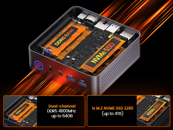 Palm-Sized Beast: Ryzen 7 7735U Mini PC | DDR5 + PCIe 4.0 | Silent Cooling