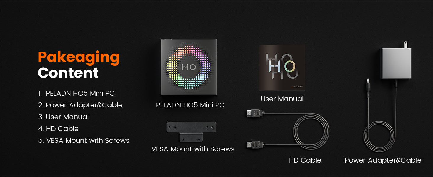 Peladn HO5 AMD Ryzen™ AI 9 HX 370 Mini PC
